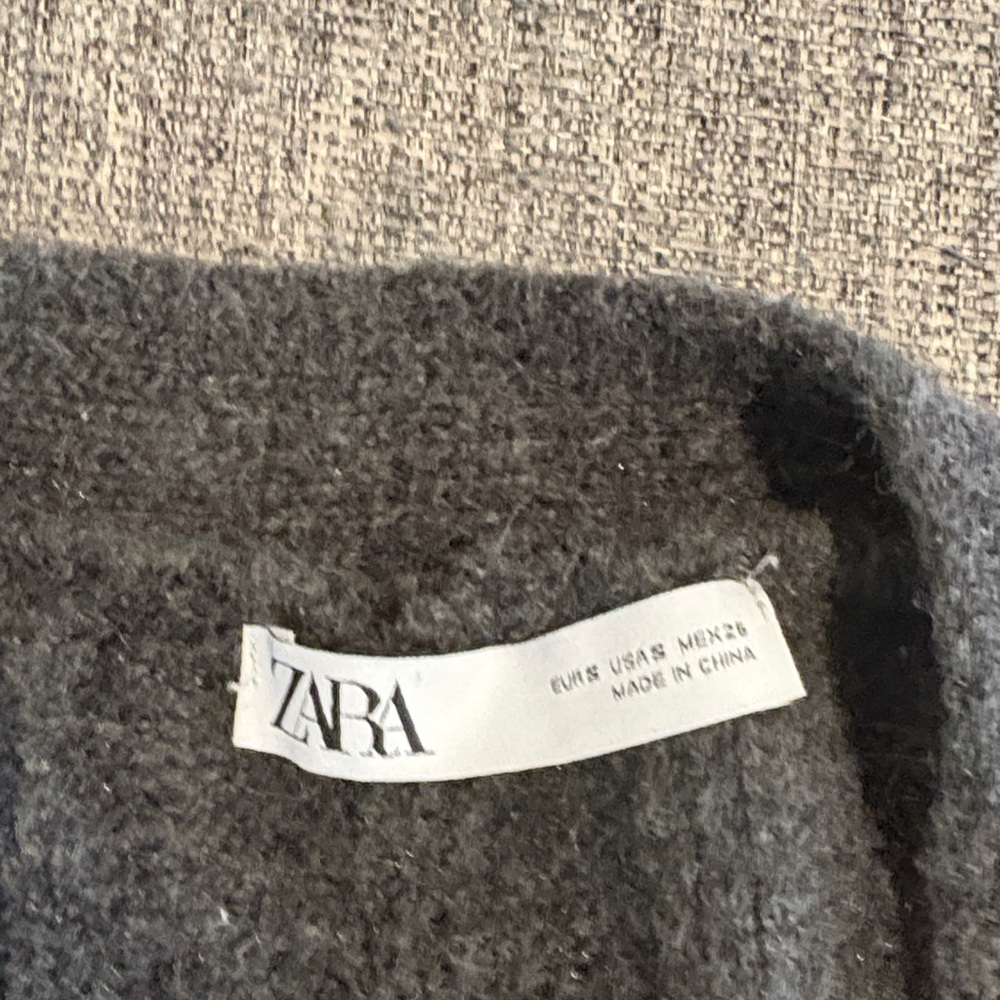 Zara Women's Patchwork Cardigan - Black, Gray, Cream, Brown - Picture 2 of 7